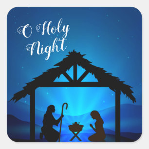 Stickers de Noël-Sticker Carré de gestion