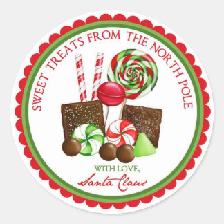 Stickers de Noël Sweet Stripes