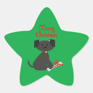 Stickers de Noël/Vacances de Chien