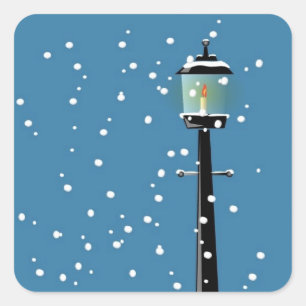 Stickers de Noël Victorian Lampliian