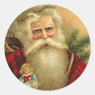 Stickers de Noël victorien