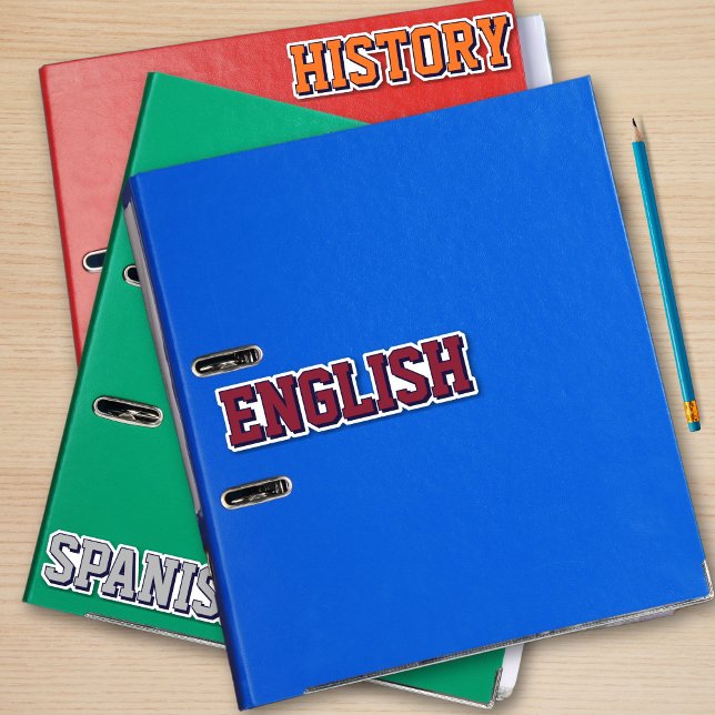 Stickers de nom de classe Varsity (Créateur téléchargé)