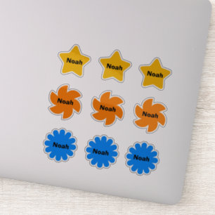 Stickers de nom personnalisé pour enfants