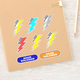 Stickers de nom pour enfants (Étiquettes imperméab