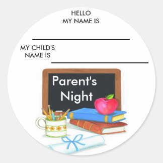 Stickers de nuit du parent