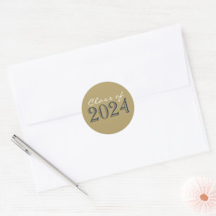 Stickers de phoque de l'enveloppe d'or en bronze d