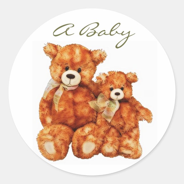 Stickers de phoque pour bébé Teddy Bear (Devant)