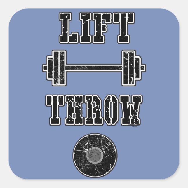 Stickers de piste et de terrain Disque Jeter Cadea (Devant)