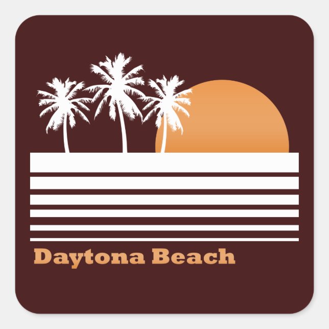 Stickers de plage Retro Daytona (Devant)