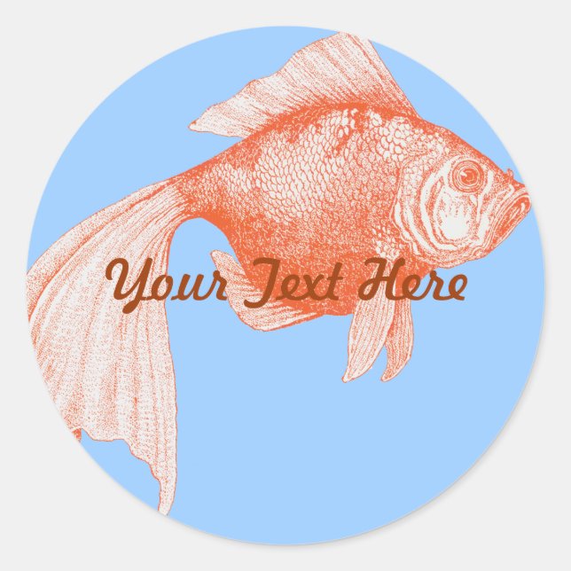 Stickers de poisson d'or (Devant)
