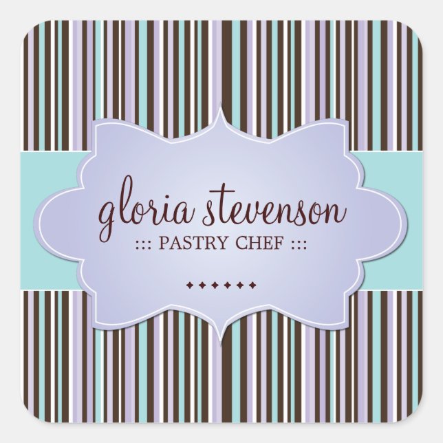 Stickers de pot de cupcake décoratifs (Devant)