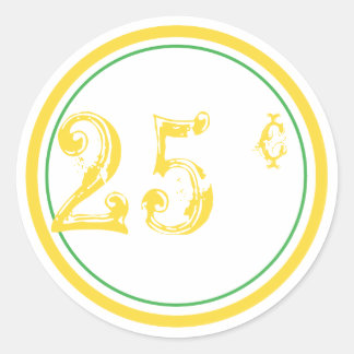 Stickers de prix de stand de citronnade
