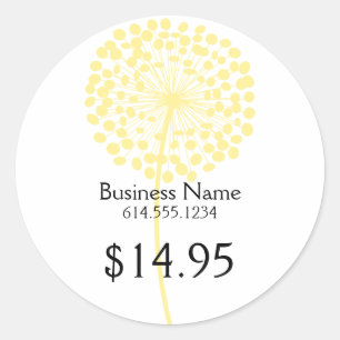 Stickers de produit Dandelion jaune