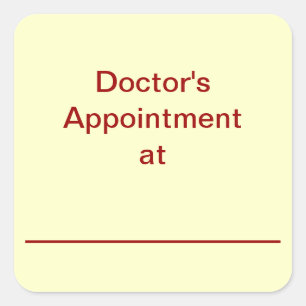 Stickers de rappel de rendez-vous du calendrier (b