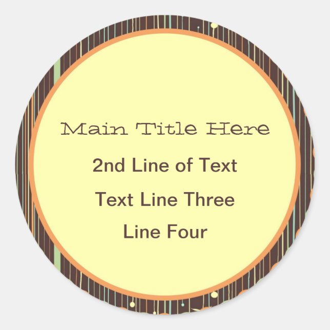 Stickers de rappel du jardin (Devant)