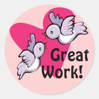 Stickers de récompense de travail