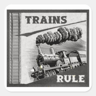 Stickers de règle des trains