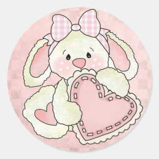 Stickers de Saint Valentin Bunny Cute