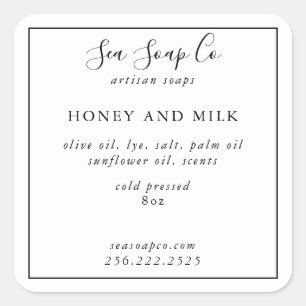 Stickers de savon personnalisables