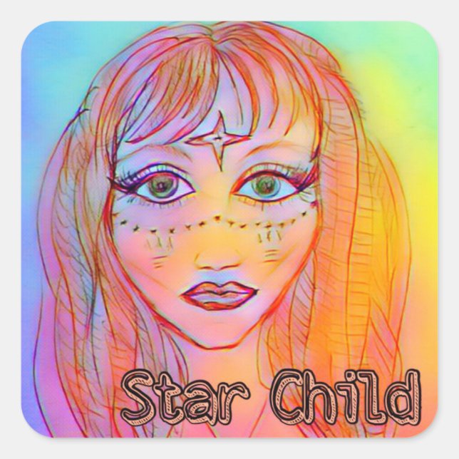 Stickers de scrapbooking pour enfant Star (Devant)