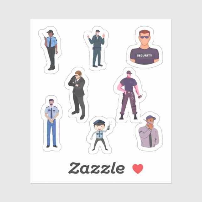 Stickers de sécurité (Feuille)