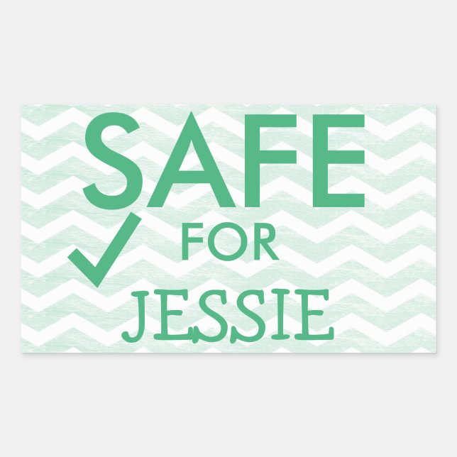 Stickers de sécurité alimentaire pour régimes spéc (Devant)