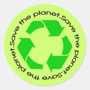 Stickers de sensibilisation au recyclage