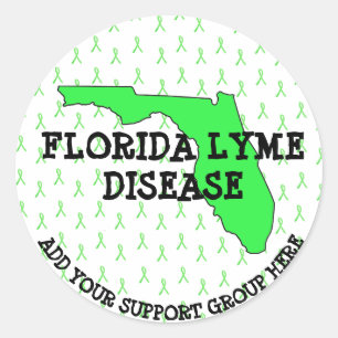 Stickers de sensibilisation Floride Lyme personnal