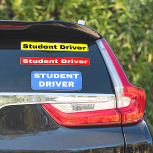 Stickers de signalisation pour chauffeur étudiant 