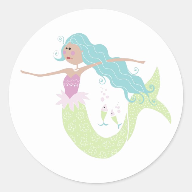 Stickers de sirène du scrapbook (Devant)