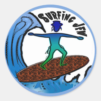 Stickers de surf juif