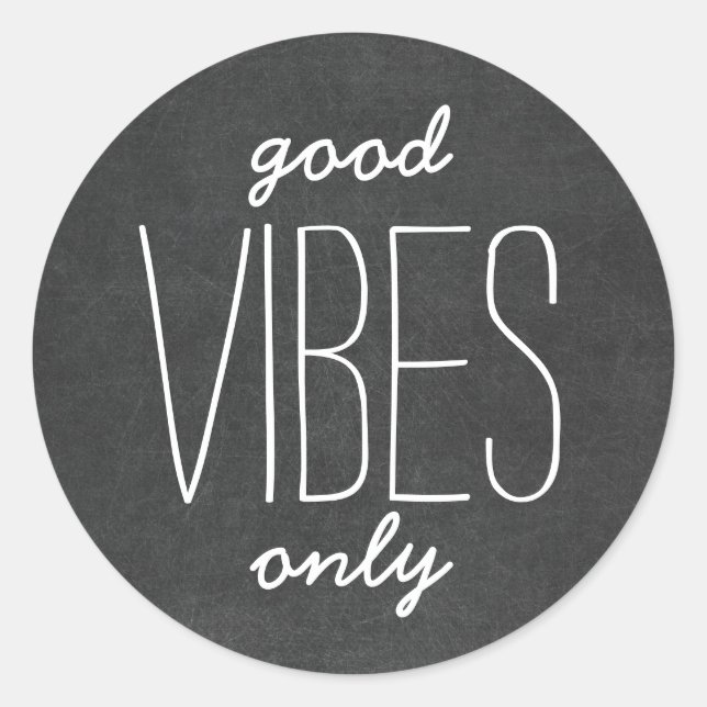 Stickers de tableau de bord mobile Good Vibes uniq (Devant)