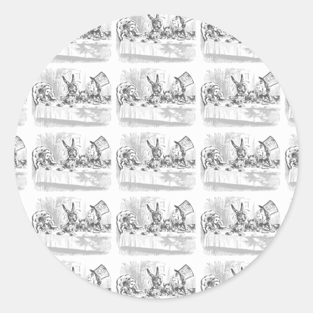 Stickers de Tea Party Alice au pays des merveilles (Devant)