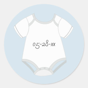 Stickers de tenue pour bébés avec date d'échéance