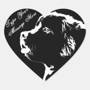 Stickers de Terre-Neuve Stickers de chien personna