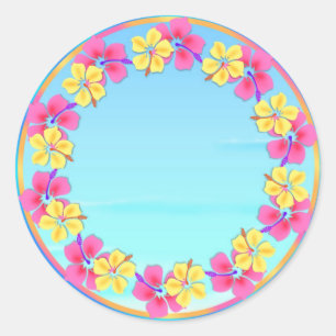 Stickers de toppers hélizienne hélienne Luau Cupca