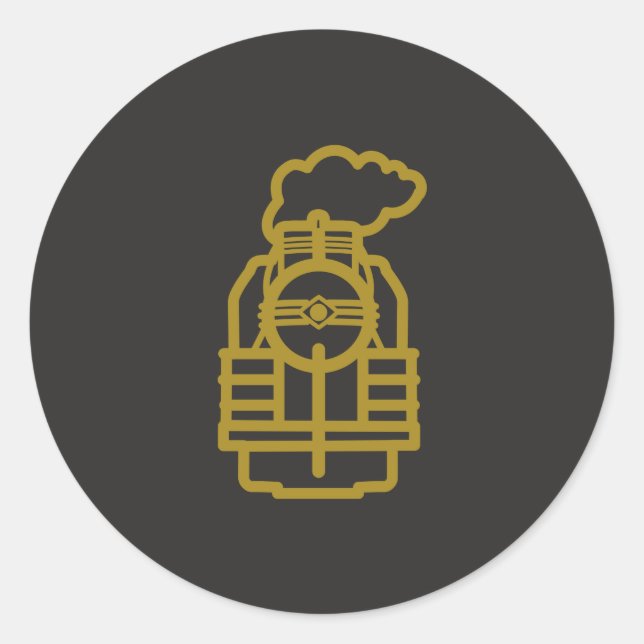 Stickers de train à vapeur (Devant)