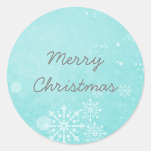 Stickers de vacances Aqua Snowflake