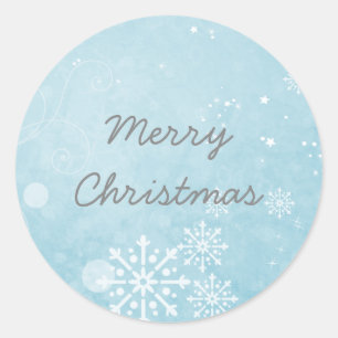 Stickers de vacances Blue Snowflake