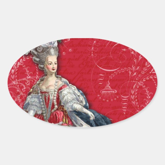 Stickers de vacances Marie Antoinette (Devant)