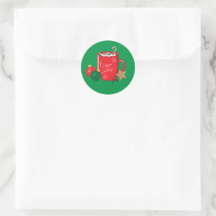 Stickers de vacances Red Cocoa Mug Green