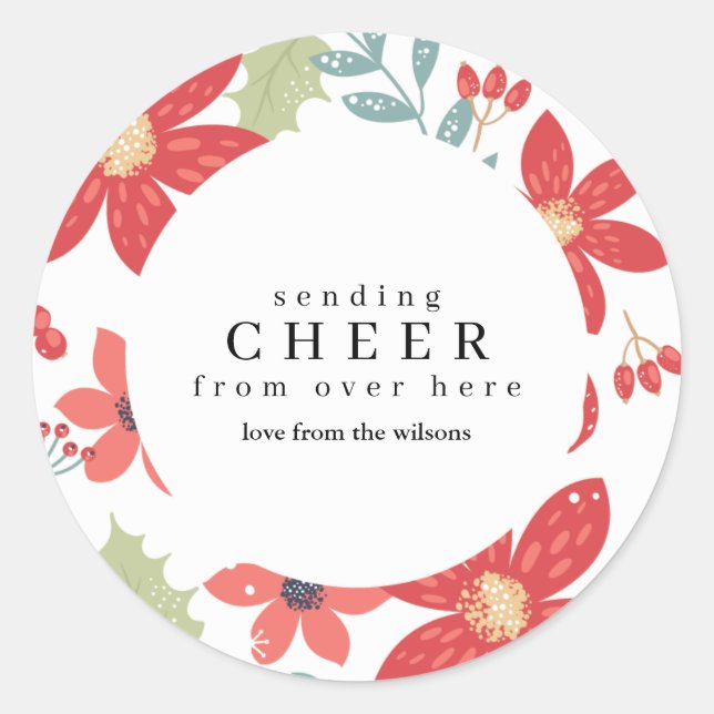 Stickers de vacances sociaux dérangeants (Devant)