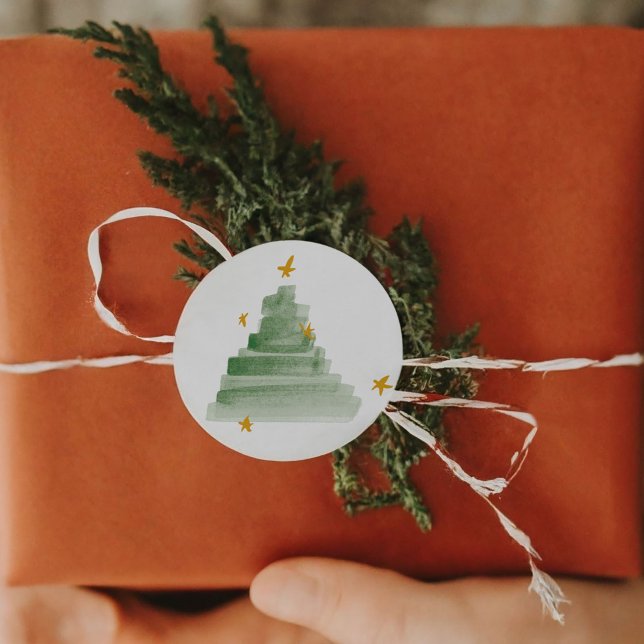 Stickers de vacances Starlit Tree (Starlit Tree Holiday Stickers)