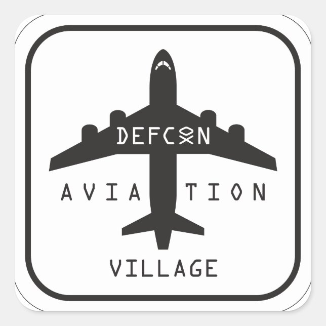 Stickers de village aérien DEFCON AV17 (Devant)