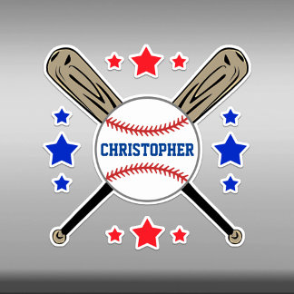Stickers de vinyle Allstar de baseball