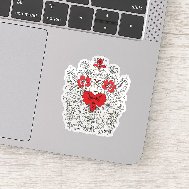 Stickers de vinyle blanc | Décalages personnalisés (Détail)