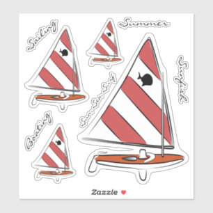 stickers de vinyle de poisson de soleil