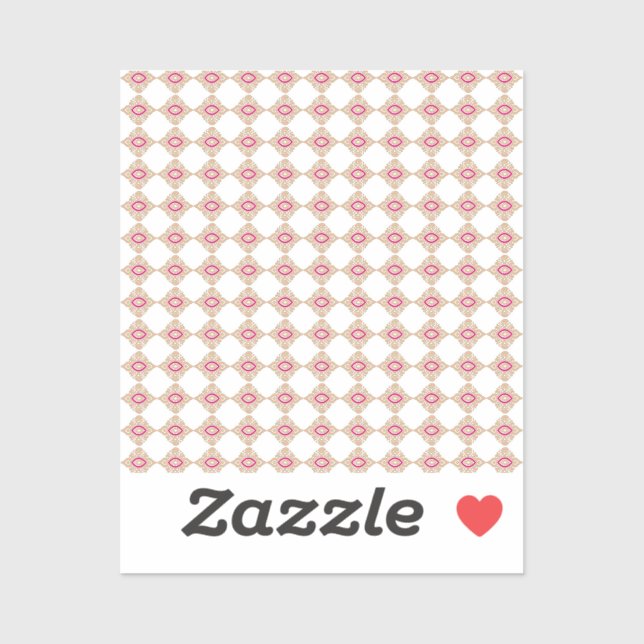 Stickers de vinyle personnalisés | Conception étan (Feuille)