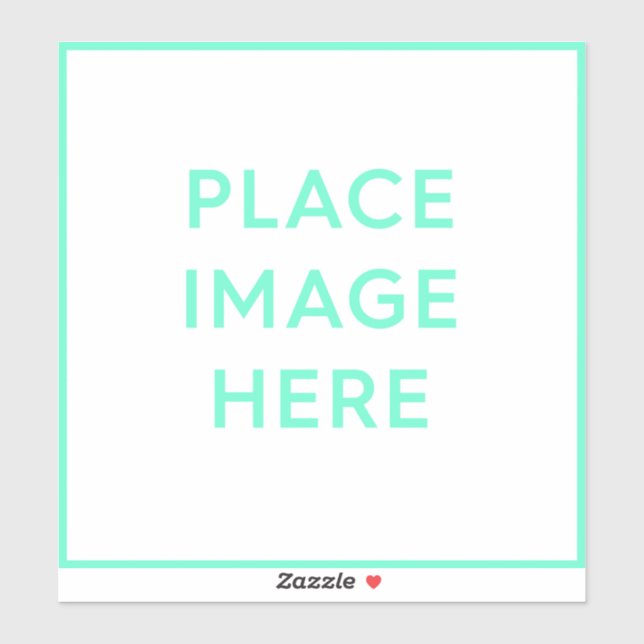 Stickers de vinyle sur mesure de 8 po x 8 po (Feuille)