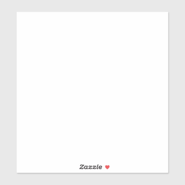 Stickers de vinyle sur mesure de 8 po x 8 po (Feuille)